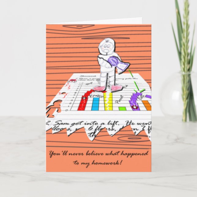 Cartão De Agradecimento Obrigado, professor (Frente)