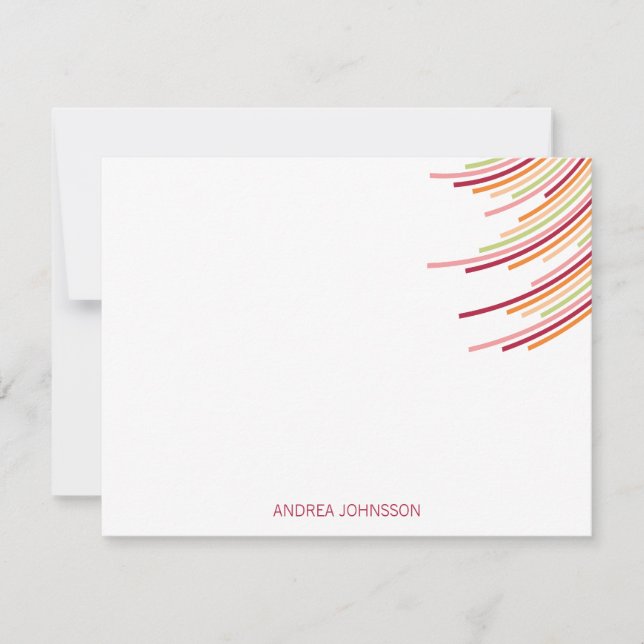 Cartão De Agradecimento Obrigado que do aniversário de 21 anos das listras (Frente)