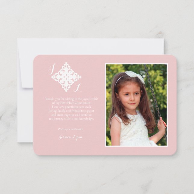 Cartão De Agradecimento Obrigado que religioso transversal Reverent da (Frente)