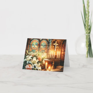 Cartão De Agradecimento Obrigado Religioso