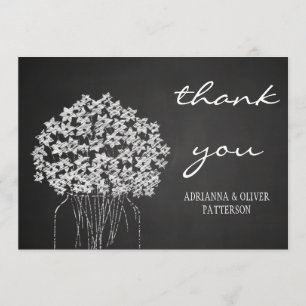 Cartão De Agradecimento Obrigado rústico das flores do frasco de pedreiro