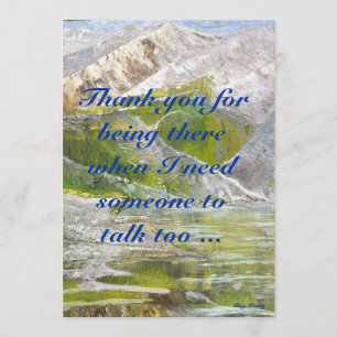 Cartão De Agradecimento Obrigado sendo um amigo