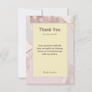 Cartão De Agradecimento Obrigado Texto Editável Personalizado Em Qualquer 