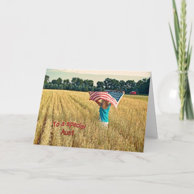 Cartão De Agradecimento Obrigado Tia Militar (Frente)