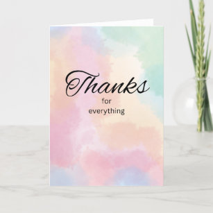 Cartão De Agradecimento Obrigado - vazio