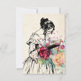 Cartão De Agradecimento Obrigado Vintage Estilo Card