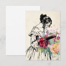 Cartão De Agradecimento Obrigado Vintage Estilo Card