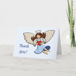 Cartão De Agradecimento Obrigado! Você é um anjo!