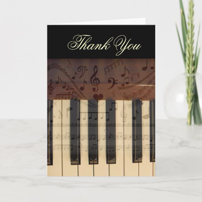 Cartão De Agradecimento Obrigado You_ (Frente)