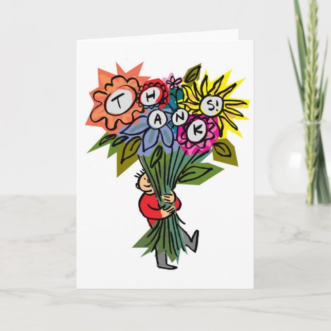 Cartão De Agradecimento obrigados! (Frente)