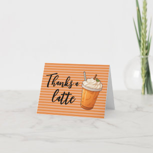 Cartão De Agradecimento Obrigados A Café Latino