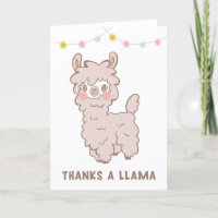 Obrigados A Llama Engraçado