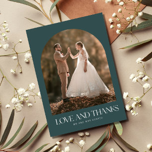 Cartão De Agradecimento Obrigados De Amor Foto Foto Boho Casamento Obrigad