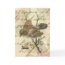 Obrigados do pardal do vintage