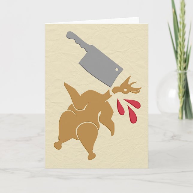 Cartão De Agradecimento Obrigados matando (Frente)