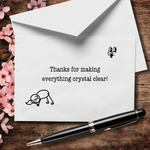 Cartão De Agradecimento Obrigados Para Fazer Tudo Cristalino