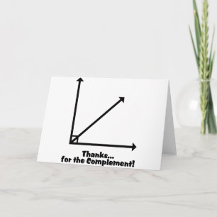 Cartão De Agradecimento obrigados para o complemento