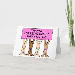 Cartão De Agradecimento Obrigados por ser um amigo tão Excelente