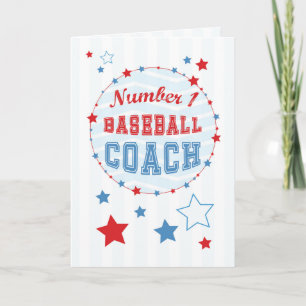 Cartão De Agradecimento Obrigados Treinam Baseball em Todas as Estrelas, R