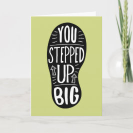 Cartão De Agradecimento Obrigados Voluntários - Você Cresceu Grande!