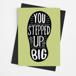 Cartão De Agradecimento Obrigados Voluntários - Você Cresceu Grande! Obrig