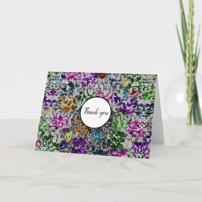 Cartão De Agradecimento Obsessive Behavior (Frente)