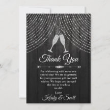 Óculos de Casamento com Diamante Preto Prata