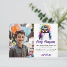 Óculos de sol de Pinguim da Festa, aniversário inf