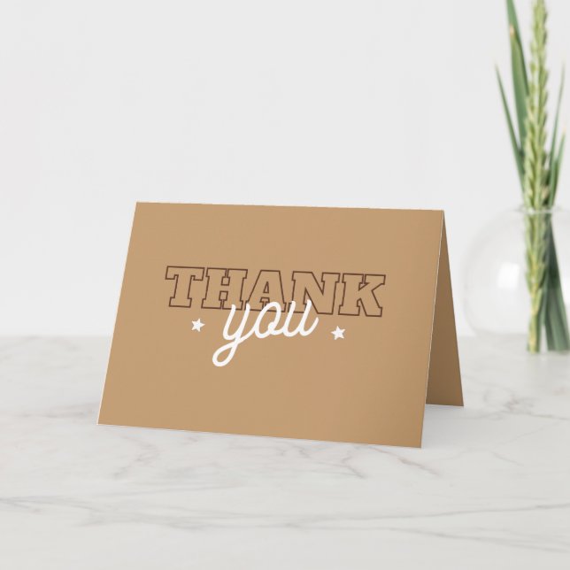 Cartão De Agradecimento Oeste Sujo 30 Festa de aniversário de 30 anos de C (Frente)