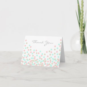 Cartão De Agradecimento Oh Baby Confetti Baby Shower Thank You Card