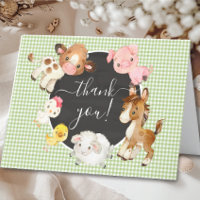 Oh, Chá de fraldas De Animais De Criança Obrigado