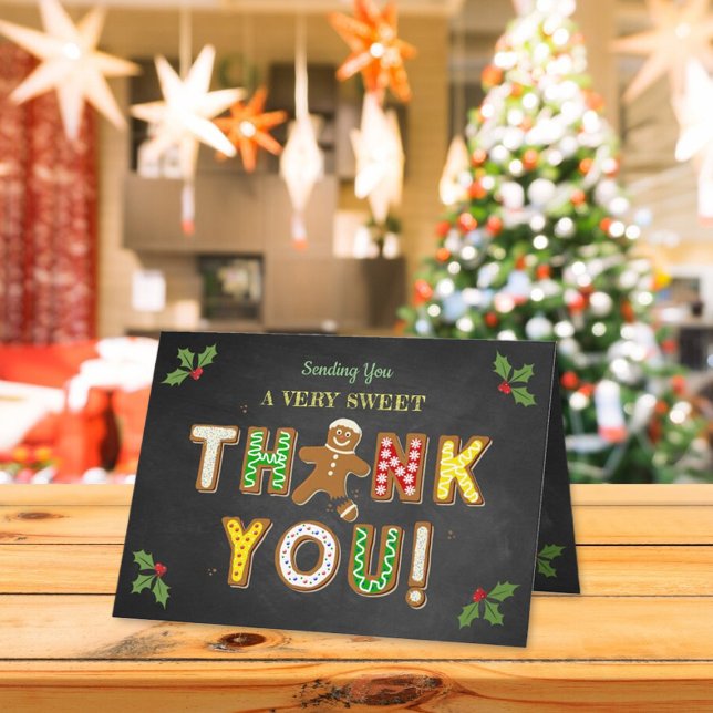 Cartão De Agradecimento Oh, Snap! Chá de fraldas de Cookie Gingerbird (Criador carregado)