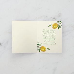 Cartão De Agradecimento Olá Sunshine