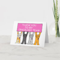 Oncology Team Thanks Pink Ribbon