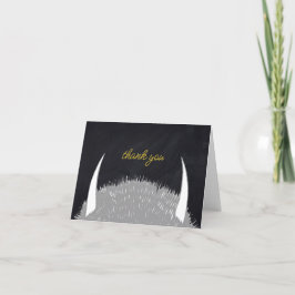 Cartão De Agradecimento Onde as Coisas Selvagens São Aniversário Obrigado