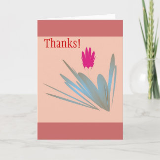 Cartão De Agradecimento One single desert flower Gift products