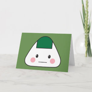 Cartão De Agradecimento Onigiri omusubi - Arroz japonês - Arroz-Arroz