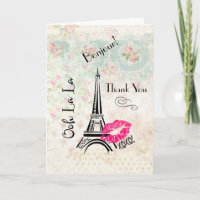 Ooh La La Paris Torre Eiffel Obrigado