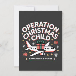 Cartão De Agradecimento Operação Criança de Natal Bolsa do Samaritano