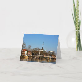 Cartão De Agradecimento Ophaalbrug in Nederland.