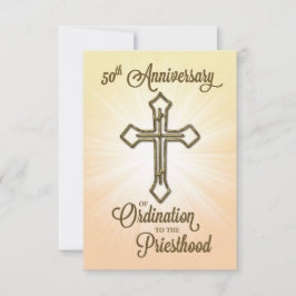 Cartão De Agradecimento Oração 50.o Decreto de Aniversário