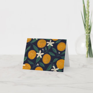 Cartão De Agradecimento Orange You Glad