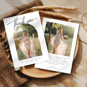 Cartão De Agradecimento Orçamento de Caligrafia para Chá de Noiva de Casam