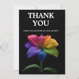 Cartão De Agradecimento 🌈 Orçamento de casamento com foto