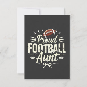 Cartão De Agradecimento Orgulho da Tia Fantasy Futebol Matando