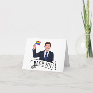 Cartão De Agradecimento Orgulho do Prefeito Pete