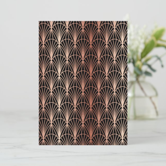 Cartão De Agradecimento Ornamentos de luxo 14 (Em pé/Frente)