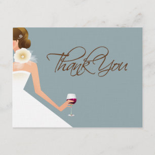 Cartão De Agradecimento Os azul-céu agradecem-lhe coordenada do chá de