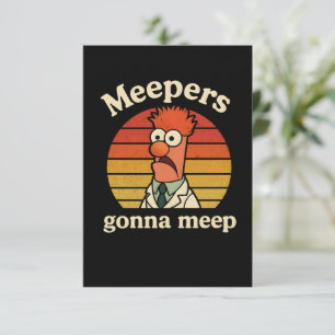 Cartão De Agradecimento Os Meepers vão meep