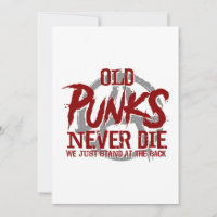 Os punks velhos nunca morrem nós apenas estão na